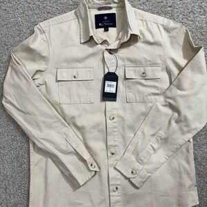 NEW ORIGINAL BEN SHERMAN Birch Pocket Shirt Jacket Size Medium BS14LW250